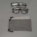 Dccdllo Trendy Aviator Reading Glasses for Women Men Blue Light Blocking Computer Readers Eyewear