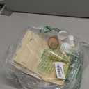 18 Pcs Hamster Cage Accessories, Silent Hamster Wheel, 15 Chew Toys Set, Maze Wood House and Water Bottle Set for Rat Mice Small Animals Habitat (Fun Interactive Style)