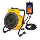 Greenhouse Heater with Digital Thermostat, Green House Heater for Plants, 1500W Electric Grow Tent Heaters, Overheat Protection, Fast Heating for Green House, Flower Room, Yellow