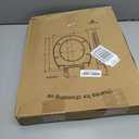 Toilet Seat Round Soft Close16.5'', Toilet Lid Slow Close Quiet No Slam, Easy Installation & Release Safe PP Material Easy Clean, Comfortable Ergonomic Design, 2 Years Support, White Plastic