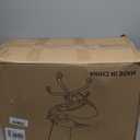 Alllion Ergonomic Mesh Office Chair, Home Desk Chair Comfy High Back with Adjustable Lumbar Support, 3D Headrest, Flip-up Arms, Big and Tall Reclining Computer Gaming Chairs for Men Women, Black