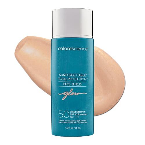 Colorescience Sunforgettable Total Protection Face Shield Glow SPF 50, Glow, 1.8 Fl Oz