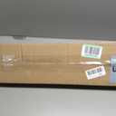 CLT 24" White Folding Shelf Brackets Max. Load 550 lb, Heavy Duty DIY Wall Mounted Shelf Bracket Space Saving for Table Work Bench, Pack of 2