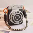Magnetic Holder Case for Motorola Razr 2024 / Razr 2025 Camera Case Vintage Cover Cute 3D Cool Unique Design with Removable Neck Strap Lanyard for Girls Women(Black, razr 2024/2025)