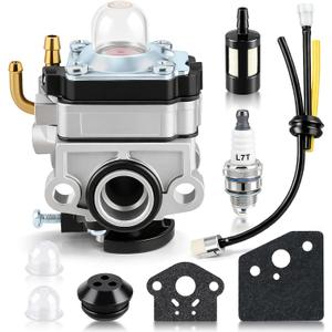 AUTOKAY 309375002 Carburetor Carb Fits for Homelite Ryobi RY34426 RY34007 S430 C430 X430 30cc RY34441 RY34427 RY34421 RY34446 RY34006 String Trimmer with Spark Plug