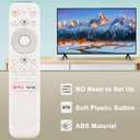 Beyution RC902N Replacement Voice Remote Control fit for TCL NXTVISION Series QLED 4K UHD Smart TV 55A300W 65A300W 75A300W 85A300W, 2024 Model