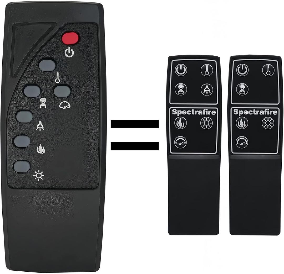Replacement Remote Control for Twin Star ClassicFlame Classic Flame Electric Fireplace Stove Heater Infrared 18EF031GRP 18EF031SRP 23EF031GRP 23EF031SRP 25EF031GRP 26EF031GRP 26EF031SRP 328EF031GRP