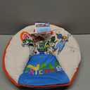 Disney Toy Story Kids 19” Saucer Chair, Foldable PlushChair with Metal Frame, Comfortable Padded Seat for Children, Indoor/Outdoor Toddler Lounge Chair with Buzz Lightyear & Woody Design, 17.3 inches x 19.7 inches x 18.9 inches
