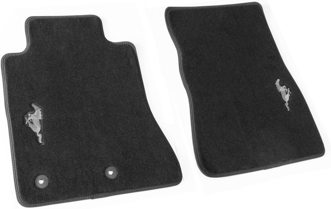 OEM JR3Z-6313300-BC Front 2pc Floor Mats for 2015-2025 Mustang