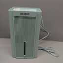 Dehumidifier, 95OZ Dehumidifier for Home 1000 Sq.Ft - Quiet with Auto Shut Off & Relaxing 7 Color Ambient Light,Ideal for Livingroom, Bedroom, Basement(Pale Turquoise)