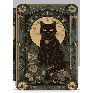 Case Compatible with 6.8" Kindle Paperwhite (11th Generation-2021) and Kindle Paperwhite Signature Edition, Premium PU Leather Cover with Auto Sleep Wake (Cat)