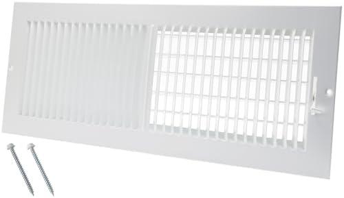 18 x 8 Inch [Duct Opening] Air Vent Covers for Wall or Ceiling - High Airflow 2 Way Steel Ventilation - Adjustable Wall/Ceiling Register, 19-3/4 Inch x 7-3/4 Inch [Overall Dimensions]