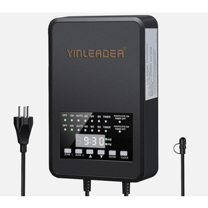 400W Low Voltage Landscape Transformer 12V/14V Output with Timer & Photocell 