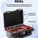 Travel Carrying Case for Nintendo Switch 2 & Accessories, All in One Protective Case, Hard Shell Cases with 12 Game Cards Slots, Waterproof Storage Organizer Box for Dock, Pro Controller-Black