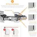Chibery 2 Pack 165 Degree Lazy Susan Hinge, Face Frame, CLIP ON Plate for Easy Installation, Soft Close Multi-pivot Concealed hardware for Corner Kitchen Cabinet, Cupboard Folded, Folden Door, Closets