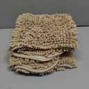 OLANLY Dog Door Mat for Muddy Paws 30x20, Absorbs Moisture and Dirt, Absorbent Non-Slip Washable Doormat, Quick Dry Chenille Mud Mat for Dogs, Entry Indoor Entryway Carpet for Inside Floor, Beige