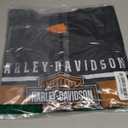 Harley-Davidson Men's Iconic Bar & Shield Crew-Neck Short Sleeve Shirt - Black L