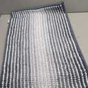 BSICPRO Bathroom Rugs and Mats Sets, 2 Piece Thick Absorbent Chenille Non Slip, Soft Shaggy Floor Mats, Machine Washable (Fog Blue, 20" x 47" Plus 16" x 24")