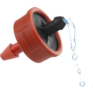 60PCS 1 GPH Pressure Compensating Drip Irrigation Spot Watering Drippers/Emitters, Self-Cleaning Constant Flow Drip Irrigation Emitters Heads Irrigation Drippers Parts for Drip Irrigation System