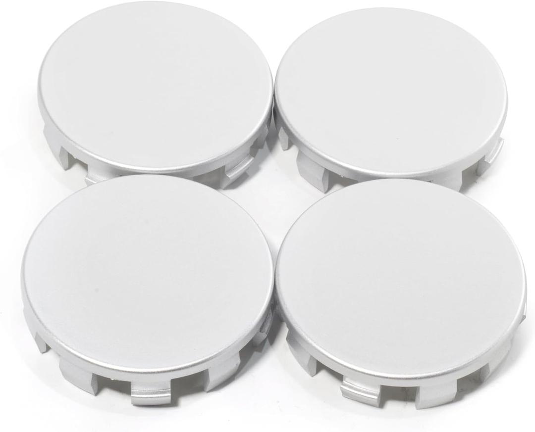RTrhinotuning 4 PCS 66.6 mm Wheel Center Caps Compatible with 2004-2021 X Series 2006-2021 3 Series 2008-2020 5 Series 36136783536, OD: 2.62 in / 66.6 mm ID: 2.54 in / 64.5 mm Sliver Hub Caps (Silver)