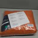 LuxClub 4 PC King Size Sheet Set Deep Pockets 18" Wrinkle Free Cooling Sheets Machine Washable Hotel Bedding Silky Soft - Autumn Orange King