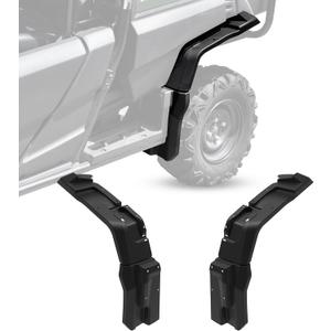 POKIAUTO Rear Fender Flares for Honda Pioneer 700-4, Back Left & Right Extended Full Coverage Mud Flups Combination Mud Guards for Honda Pioneer 700 4p 2014-2025 Accessories(6PCS)