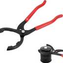 12" Adjustable Oil Filter Pliers, Oil Filters Removal Specialty Tool, 3-Position Oil Filter Wrench Removal Tool for 50-150mm Engine Filters, Conduit, Fittings, Car Accessories