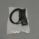 C14 to C13+C7 Y Splitter Power Plug Cord,Single IEC 320 C14 Male to C13+C7 Female Splitter Adapter Cable Cord,30cm