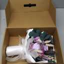 Bonsion Preserved Flowers for Delivery, Purple Rose Bouquet Gift for Women and Mom, Long Lasting Floral Arrangement for Birthday & Anniversary