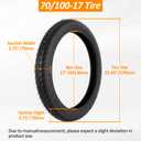 70/100-17 2.50/2.75-17 Tire and Inner Tube Off Road Motorcycle Tires