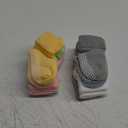 VWU Baby Toddler Kids Ankle Crew Socks with Grips Unisex Warm Thick Cotton Winter Socks 0-10 Years 6/8 Pack