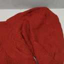 Sattiyrch Christmas Tree Skirt, 36 inches Luxury Cable Knit Knitted Thick Rustic Xmas Holiday Decoration, Burgundy (36in)