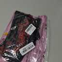 RSLOVE Women Lingerie Sets with Garter Belt 3 Piece Lace Teddy Babydoll Bodysuit(S, Black & Red)