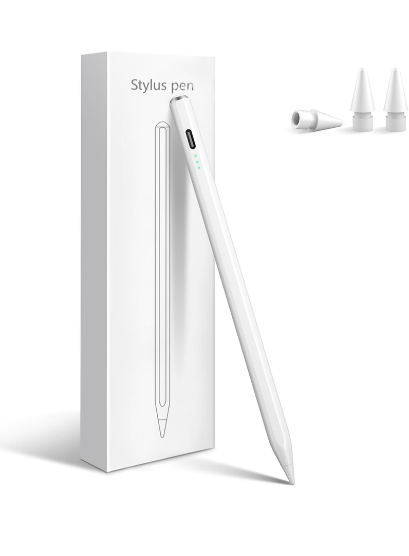 Stylus Pen for iPad 2025-2018 with 13mins Fast Charge,Tilt Sensitive Palm Rejection Pencil, Purple