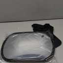 Baby Car Mirror, Safety Car Seat Mirror for Rear Facing Infant, Clear Wide View, 360Rotation, Easily Observe the Baby Move, Secure, Shatterproof, Crash Tested and Certified (Black)