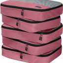 Large Packing Cubes for Suitcases - 5 Pcs set of Packing Cubes for Travel Carry on Suitcase Organizer Bags - Travel Cubes Organizer Bags for Luggage