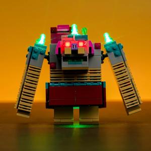 VONADO LED Light Kit for Lego Minecraft The Devourer Showdown 21257 (Lights Only, No Models) Creative Lighting Set Accessories Compatible with 21257 Minecraft Building Set, Green, Red