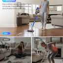 Cordless Vacuum Cleaner for Home - Powerful Stick Vacuum with HEPA Filter, 55-Min Runtime, LED Light, Anti-Tangle Brush, Detachable Battery,Lightweight Vacuum for Pet Hair,Carpets & Hard Floors