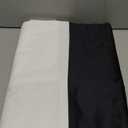 Split Corner Bed Skirt 16 Inch Drop Full Size 100% Natural Cotton Hotel Quality Full Size, Black Solid