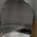 Bathroom Mirrors for Over Sink, Round Frameless Mirrors for Wall, 23.5x27.5 Inch Beveled Bathroom Mirror, Bathroom Vanity Circle Mirror for Bedroom Living Room Entryway Home Decor