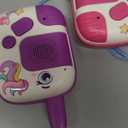 Walkie Talkies Toys for Girls:Unicorn Toys 2 Pack Birthday Gifts for 3 4 5-7 8 Year Old Girls Toy for 4 5 6 7 8-10 Year Old Camping Outdoor Games,Christmas Stocking Stuffers for Girls Kids