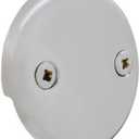 Westbrass D4972-26 1-1/2" Bath Waste & Overflow Assembly with Pull Drain Stopper and Two-Hole Faceplate Top Elbow - Sch. 40 PVC, Polished Chrome (2-Pack)