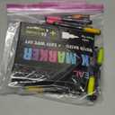 GOTIDEAL Chalk Markers,Fine Tip Liquid Chalk Markers for Blackboard Chalkboard Calendar Glass Neon Pens, Washable Window markers Paint and Drawing for Car, Auto, Bistro,Mirror Wet Erase 30 Colors