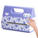 Portable Automatic A4 Die Cutting Machine,Electric 9 inch Embossing Machine kit for CardMaking, Crepe Paper Flower Making110v with US Plug