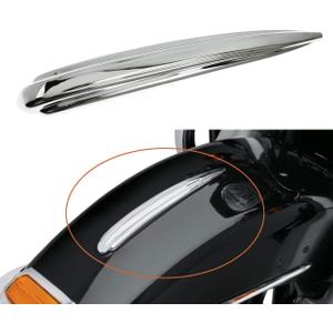 HDBUBALUS Motorcycle Front Fender Trim Fit For Harley Touring Street Road Glide Road King FLHR FLTRX FLHT 1984-2025 Heritage Softail 1986-2017 FLD 2012-2016 (Chrome)
