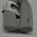 Dot&Dot Twist Memory Foam Travel Pillow for Airplanes - Travel Neck Pillow for Sleeping - Airplane Pillow for Neck Support, Chin, Lumbar and Leg - Adjustable, Bendable Neck Roll Pillow (Gray), Size: Standard (26")
