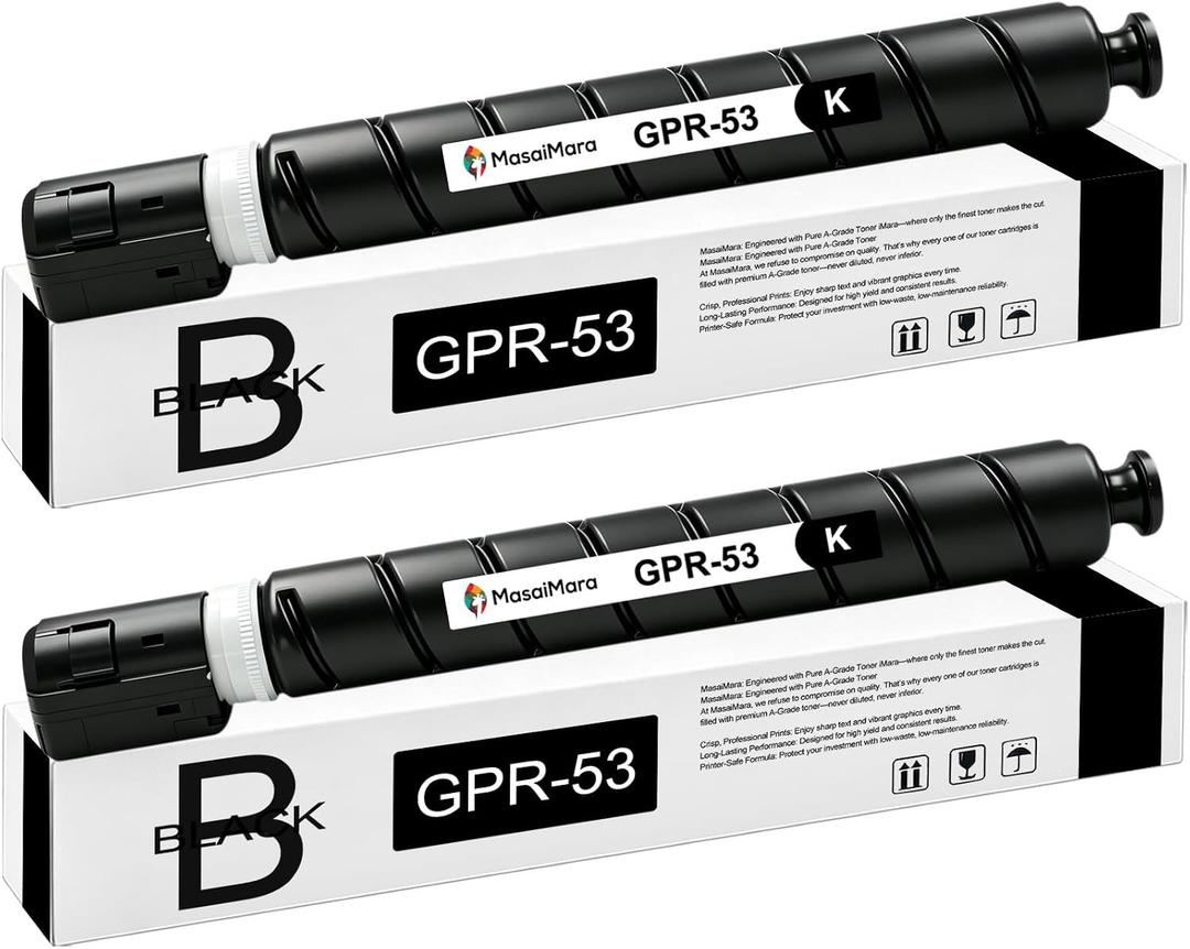 GPR-53 GPR53 GPR 53 Black Compatible Toner Cartridges for Canon Printers