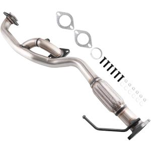 409 Stainless Steel Exhaust Stainless Y Flex Pipe Compatible with