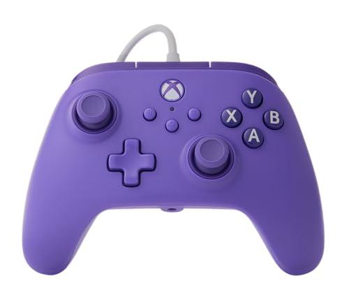 PowerA Wired Controller for Xbox Series X|S - Violet, gamepad, video game/gaming controller, works with Xbox One, Officially Licensed 