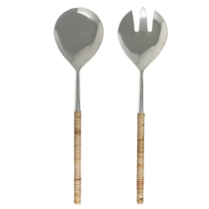 TTU GLLRY 2PC RATTAN/METL SLD SERVERS